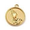 304 Stainless Steel Pendants STAS-C082-04G-1