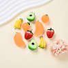 10Pcs 5 Styles Resin Pendants RESI-YW0001-97-3