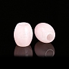 Natural Rose Quartz Large Hole Barrel Beads PW-WG3EBC5-03-1
