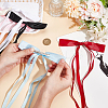 Polyester Ribbon Bowknot Alligator Hair Clips AJEW-CP0008-40B-3