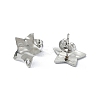 Non-Tarnish 304 Stainless Steel Stud Earring Findings STAS-L024-003P-09-2