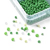DIY 15 Grids ABS Plastic & Glass Seed Beads Jewelry Making Finding Beads Kits DIY-G119-02E-2