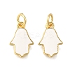 Brass Enamel Charms KK-C106-10G-2