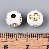 Plating Acrylic Beads PACR-Q113-01-4
