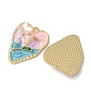 Alloy Enamel Pendants ENAM-B028-40KCG-2