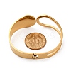 Ion Plating(IP) 304 Stainless Steel Hinged Bangles for Women STAS-Z114-09G-5