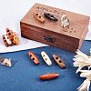 Natural Wooden Buttons WOOD-NB0001-35-4