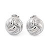 Non-Tarnish 304 Stainless Steel Stud Earrings EJEW-P258-18P-1
