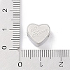 Tarnish Resistant 304 Stainless Steel European Beads STAS-K286-04A-P-3