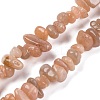 Natural Multi-Moonstone Chip Beads Strands G-M205-19A-4