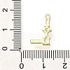Brass Micro Pave Cubic Zirconia Pendants KK-M310-01G-12-3