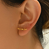 Stylish Vintage Spring Screw 201 Stainless Steel Stud Earrings UA8813-5