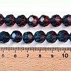 Baking Paint Transparent Glass Beads X1-DGLA-A035-T10mm-A10-5