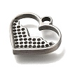 304 Stainless Steel Pendant Rhinestone Settings STAS-H223-20AS-2