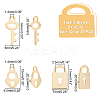 300Pcs 6 Style 201 Stainless Steel Charms STAS-DC0005-24-5