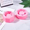 Food Grade DIY Silicone Flowerpot Molds DIY-OC0002-44-5