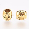 Tibetan Style European Beads GLF0932Y-2