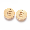 Ion Plating(IP) 304 Stainless Steel Charms STAS-I120-10E-G-1