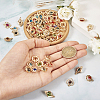 100Pcs 5 Styles Rack Plating Eco-Friendly Iron Charms IFIN-TA0001-54-4