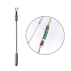 201 Stainless Steel Beadable Double Head Cuticle Pusher Nail Tools LS-STAS-R161-01B-2