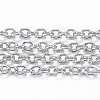3.28 Feet 304 Stainless Steel Cable Chains X-CHS-H009-04P-1