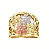 Brass Finger Rings for Women WG4845E-01-3