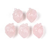 Natural Rose Quartz Heart Beads G-T144-04A-1