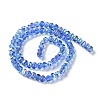 Transparent Electroplate Glass Beads Strands GLAA-Q099-C01-11-2