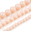 Opaque Solid Color Glass Beads Strands GLAA-T032-P6mm-09-4