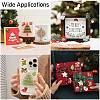 48Pcs 24 Styles Christmas Theme Opaque Resin Cabochons RESI-CJ0004-82-7