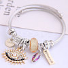 Adjustable 304 Stainless Steel European Bangles FS-WG38FEB-03-1