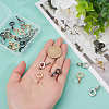 24Pcs 3 Colors Zinc Alloy Infinity Clasps FIND-WR0005-64-3