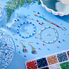 24 Colors Electroplate Glass Beads EGLA-PH0003-12-1