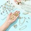 28Pcs 28 Styles Plastic Imitation Pearl Beads Brooch JEWB-YW0001-05-4