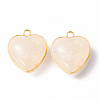 Natural Quartz Crystal Pendants G-C005-01G-17-2
