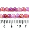 Dyed Natural White Jade Beads Strands G-T138-6mm-210-11-5