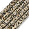 Natural Dalmatian Jasper Beads Strands G-G329-B05-8x1mm-3
