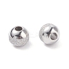 Non-Tarnish Textured 304 Stainless Steel Beads STAS-P306-01D-P-3