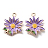 Alloy Enamel Pendants FIND-H016-01G-01-1
