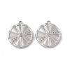 Tarnish Resistant 304 Stainless Steel Pendant Rhinestone Settings STAS-K242-15P-3