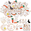 48Pcs 12 Style Alloy Enamel Pendants ENAM-SC0002-83-1