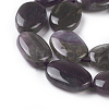 Natural Purple Agate Beads Strands G-F645-01-2