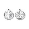 Non-Tarnish 304 Stainless Steel Pendants STAS-P324-03P-1
