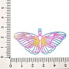 201 Stainless Steel Pendants STAS-B051-02RC-08-3