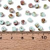 Opaque Picasso Glass Beads SEED-Q039-05A-A04-4