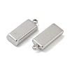 304 Stainless Steel Pendants STAS-D127-08P-2