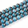 Baking Paint Glass Beads Strands DGLA-N008-10mm-07-1