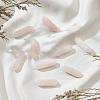 Olycraft Faceted Natural Rose Quartz Double Terminated Point Beads G-OC0003-61-4