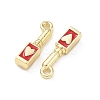 Alloy Enamel Pendants FIND-D044-13G-2
