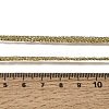 3.5MM Polyester Metallic Cord Braided Cord Necklace Making FB-CBAA152-01P-08-3